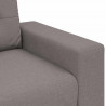 Sofa dwuosobowa, taupe, 160x77x82 cm, tkanina