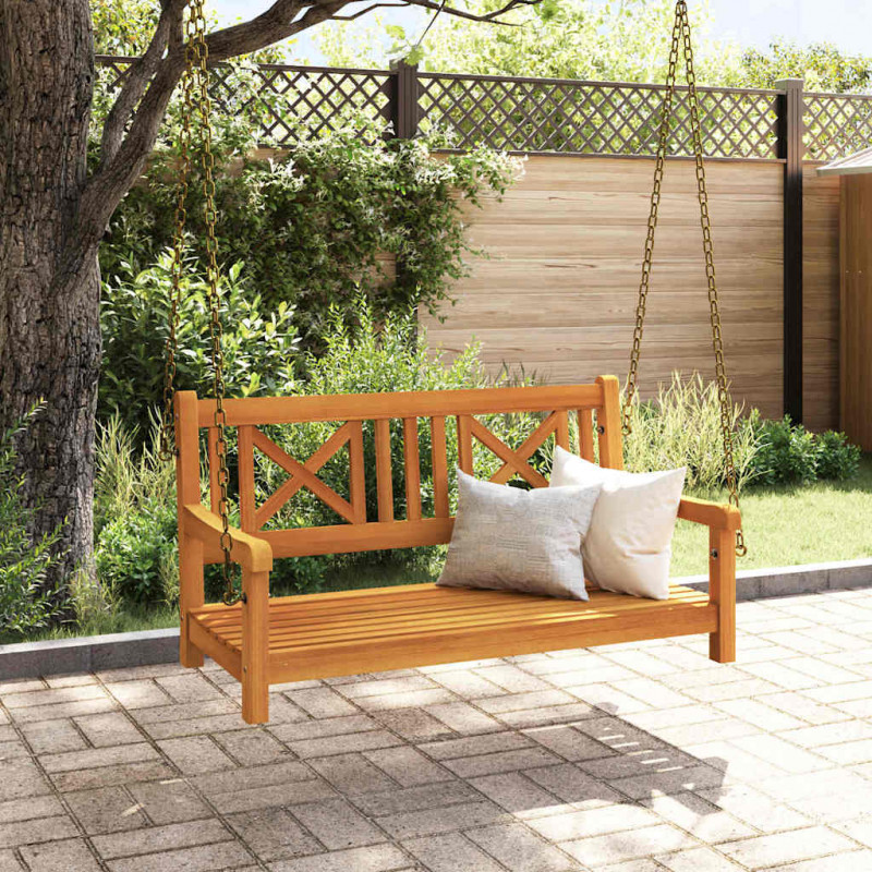 Huśtawka Brązowy 110 x 56 x 58.5 cm Lite Drewno Akacji