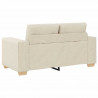 Sofa dwuosobowa obity lnem, 160x77x82 cm