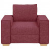 Sofa Fotel Wino Czerwone 100x78x84 cm Tkanina