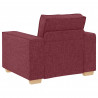 Sofa Fotel Wino Czerwone 100x78x84 cm Tkanina