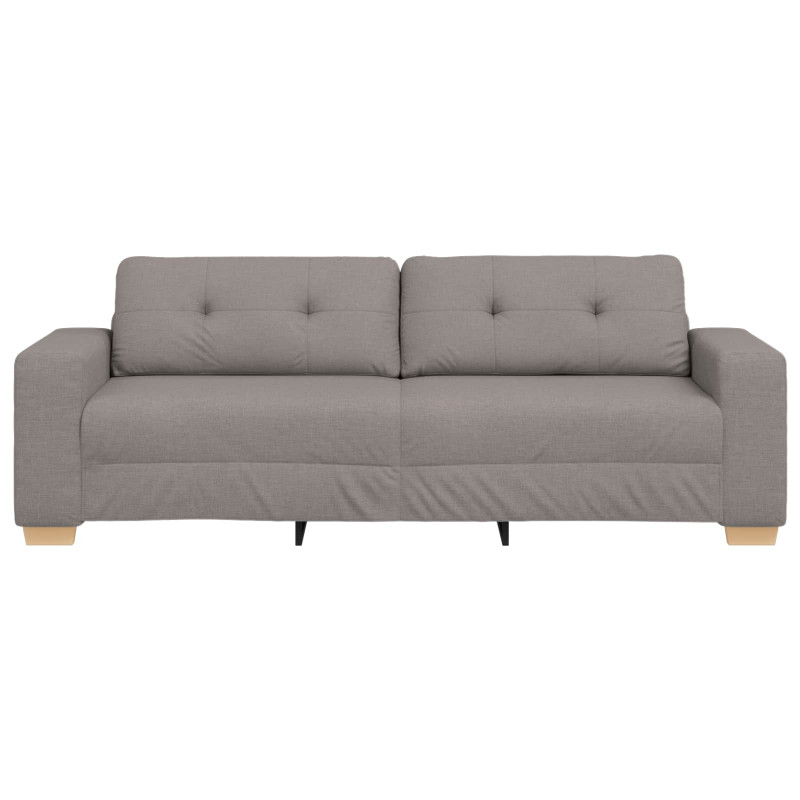 Sofa Ciemnoszary 221 x 80 x 80 cm tkanina