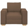 Sofa Fotel Brązowy 100x78x84 cm Tkanina