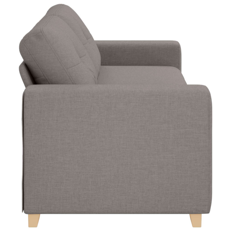 Sofa Ciemnoszary 221 x 80 x 80 cm tkanina