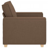 Sofa Fotel Brązowy 100x78x84 cm Tkanina
