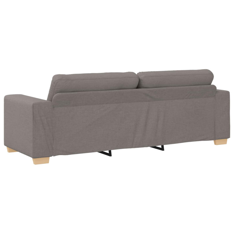 Sofa Ciemnoszary 221 x 80 x 80 cm tkanina