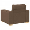 Sofa Fotel Brązowy 100x78x84 cm Tkanina