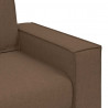 Sofa Fotel Brązowy 100x78x84 cm Tkanina