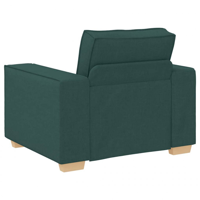 Sofa Fotel Ciemnozielony 100x78x84 cm Tkanina