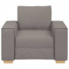 Sofa Fotel Taupe 100x78x84 cm Tkanina