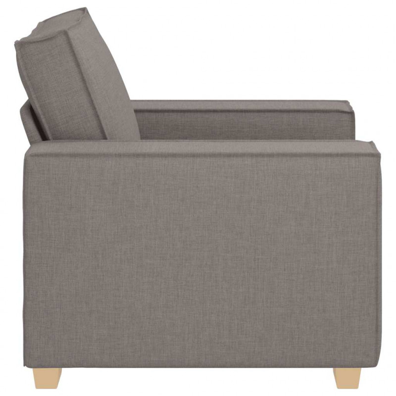 Sofa Fotel Taupe 100x78x84 cm Tkanina