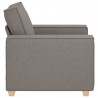 Sofa Fotel Taupe 100x78x84 cm Tkanina