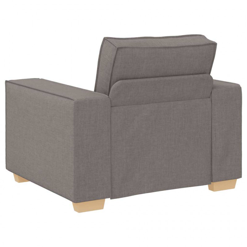 Sofa Fotel Taupe 100x78x84 cm Tkanina