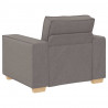 Sofa Fotel Taupe 100x78x84 cm Tkanina