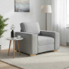 Sofa Fotel Cloud Grey 100x78x84 cm Tkanina
