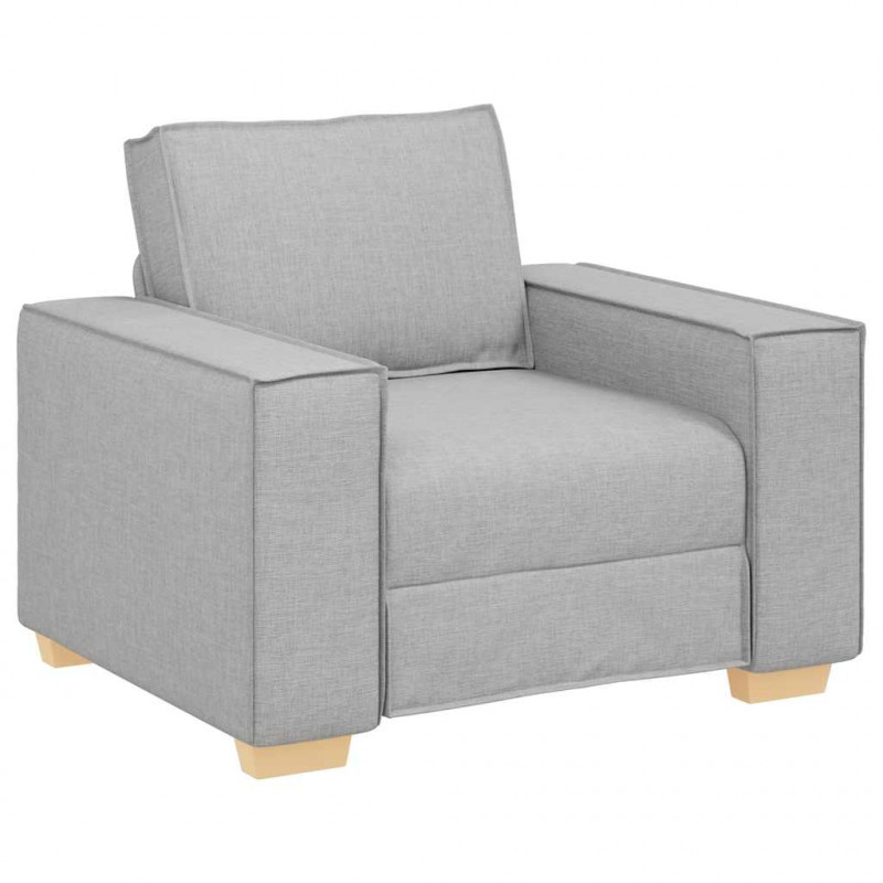 Sofa Fotel Cloud Grey 100x78x84 cm Tkanina