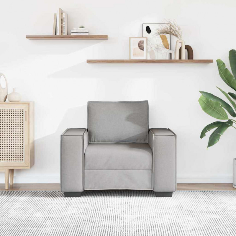Sofa Fotel Cloud Grey 100x78x84 cm Tkanina