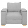 Sofa Fotel Cloud Grey 100x78x84 cm Tkanina