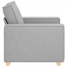 Sofa Fotel Cloud Grey 100x78x84 cm Tkanina