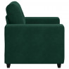 Sofa Fotel Ciemnozielony 100x78x80 cm Aksamit