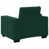 Sofa Fotel Ciemnozielony 100x78x80 cm Aksamit
