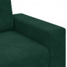 Sofa Fotel Ciemnozielony 100x78x80 cm Aksamit