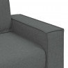 Sofa 2-osobowa Ciemnoszara 160x78x84 cm Tkanina