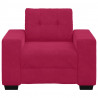Sofa Fotel Wino Czerwone 100x78x80 cm Aksamit
