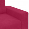 Sofa Fotel Wino Czerwone 100x78x80 cm Aksamit
