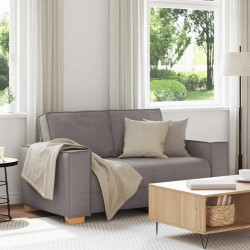 Sofa 2-osobowa Taupe 160x78x84 cm Tkanina