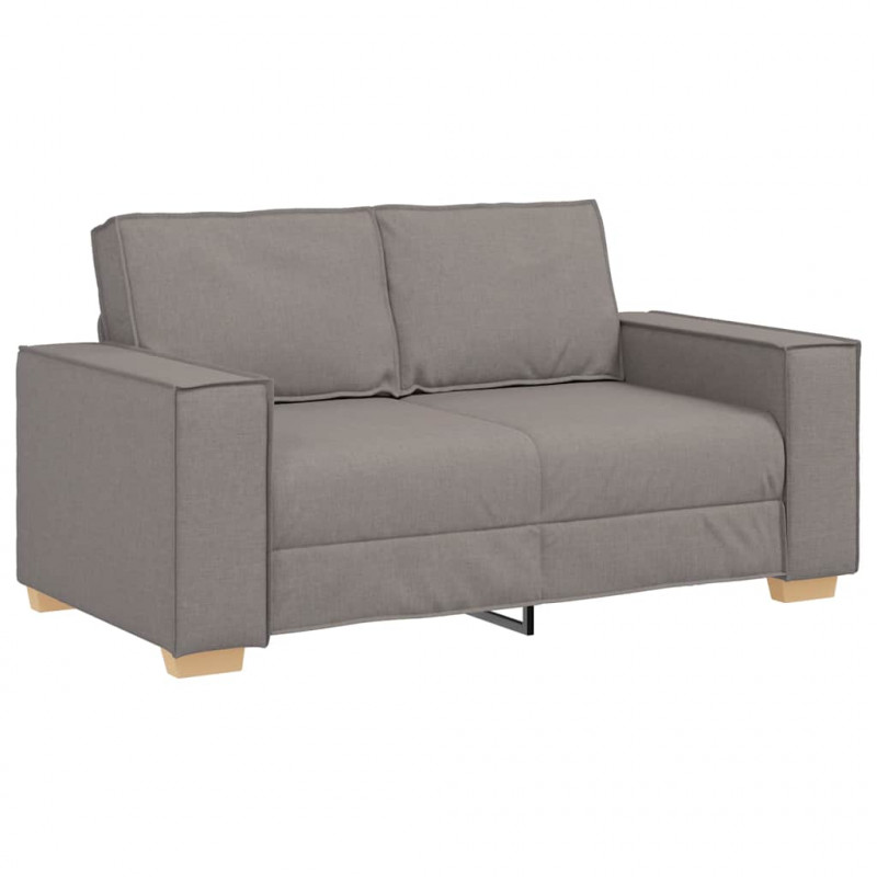 Sofa 2-osobowa Taupe 160x78x84 cm Tkanina