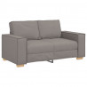 Sofa 2-osobowa Taupe 160x78x84 cm Tkanina