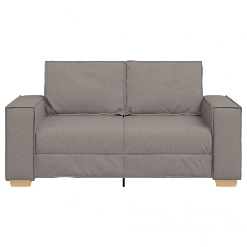 Sofa 2-osobowa Taupe 160x78x84 cm Tkanina