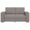 Sofa 2-osobowa Taupe 160x78x84 cm Tkanina