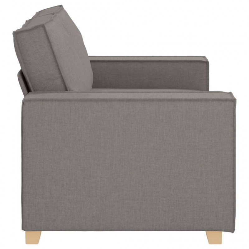 Sofa 2-osobowa Taupe 160x78x84 cm Tkanina