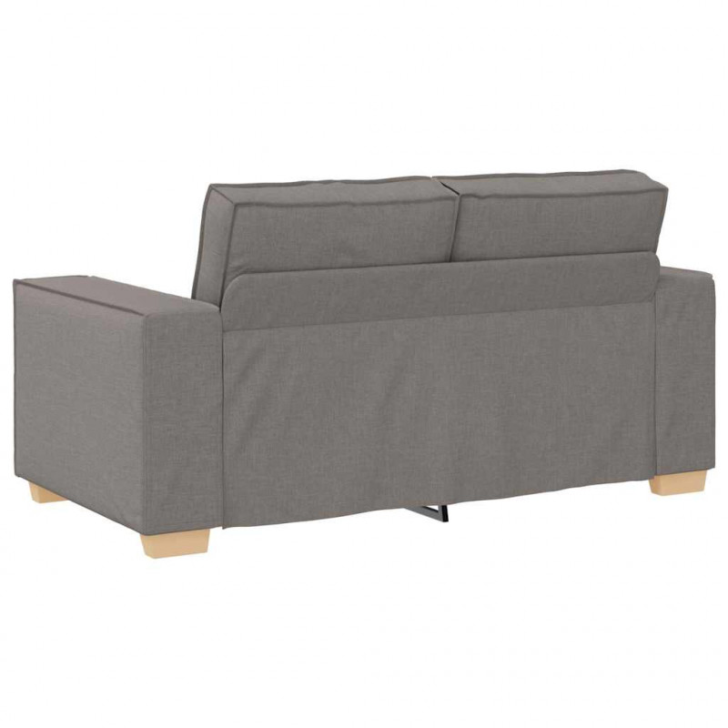 Sofa 2-osobowa Taupe 160x78x84 cm Tkanina
