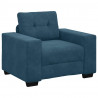 Sofa Fotel Niebieski 100x78x80 cm Aksamit