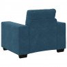 Sofa Fotel Niebieski 100x78x80 cm Aksamit
