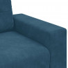 Sofa Fotel Niebieski 100x78x80 cm Aksamit