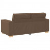 Sofa 2-osobowa brązowa 180x78x84 cm tkanina