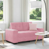 | Sofa dwuosobowa | z poduszką Różowy Aksamit