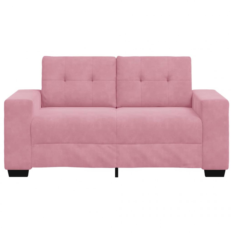 | Sofa dwuosobowa | z poduszką Różowy Aksamit