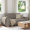 Sofa 2-osobowa Taupe 180x78x84 cm Tkanina