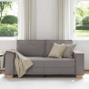 Sofa 2-osobowa Taupe 180x78x84 cm Tkanina