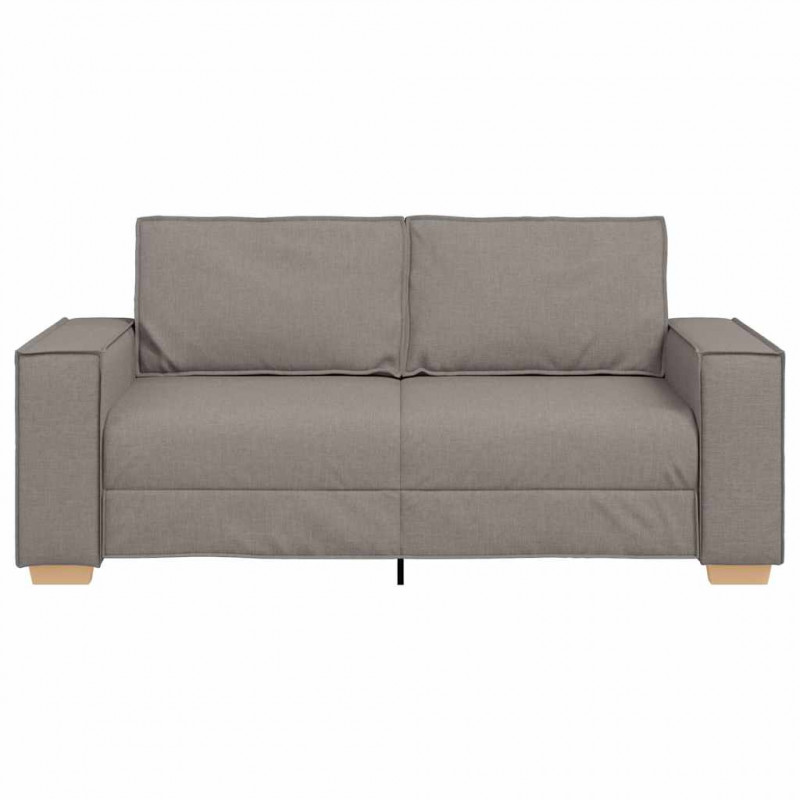 Sofa 2-osobowa Taupe 180x78x84 cm Tkanina