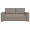 Sofa 2-osobowa Taupe 180x78x84 cm Tkanina