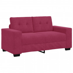| Sofa dwuosobowa | z poduszką czerwone wino Aksamit