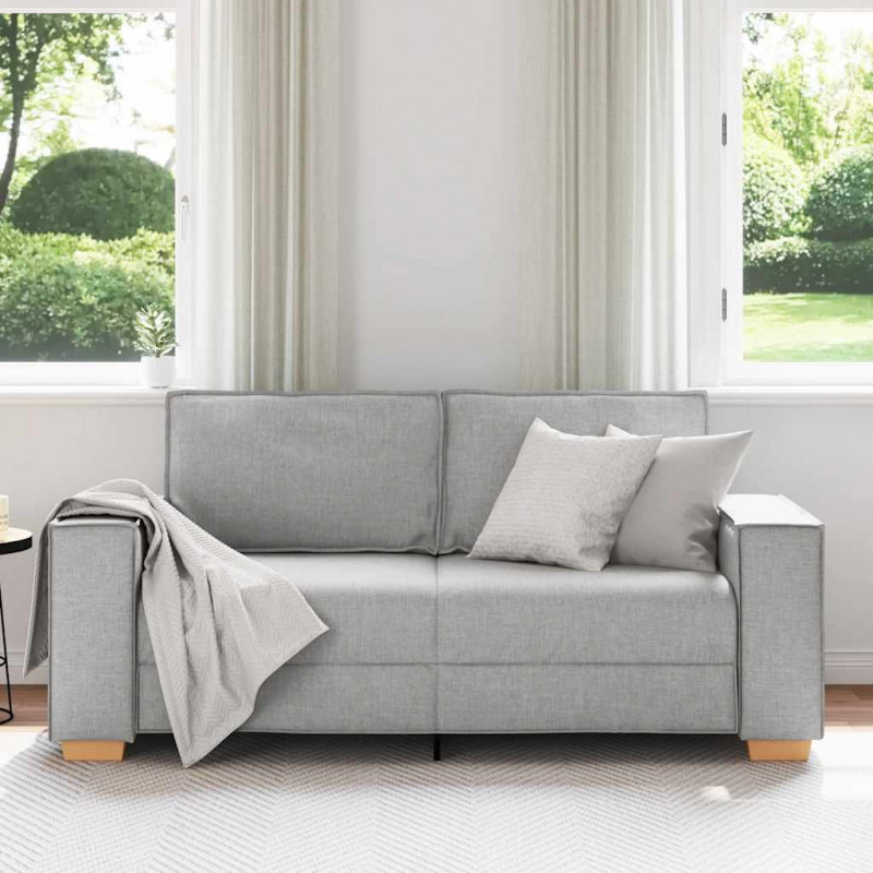 Sofa 2-osobowa Cloud Grey 180x78x84 cm Tkanina