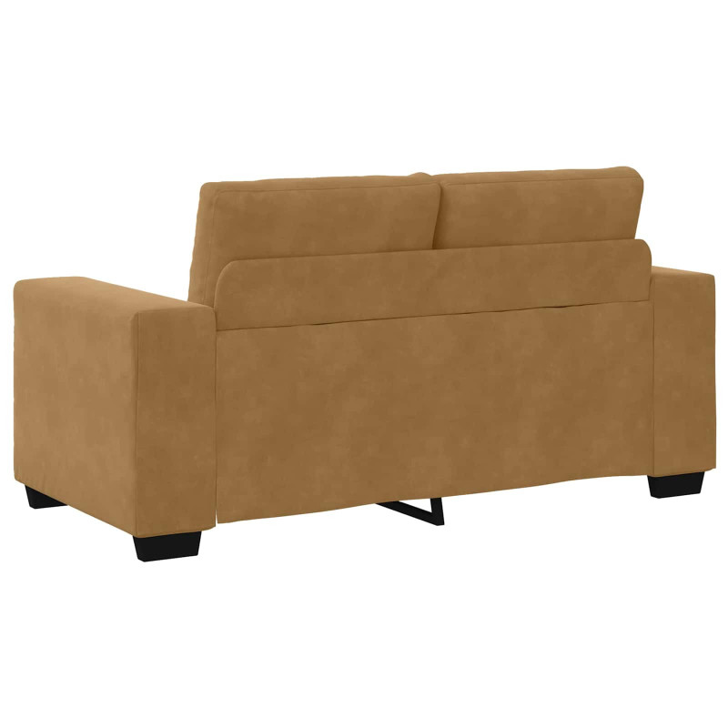 | Sofa dwuosobowa | z poduszką Brązowy Aksamit