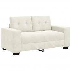 | Sofa dwuosobowa | z poduszką Kremowy Aksamit